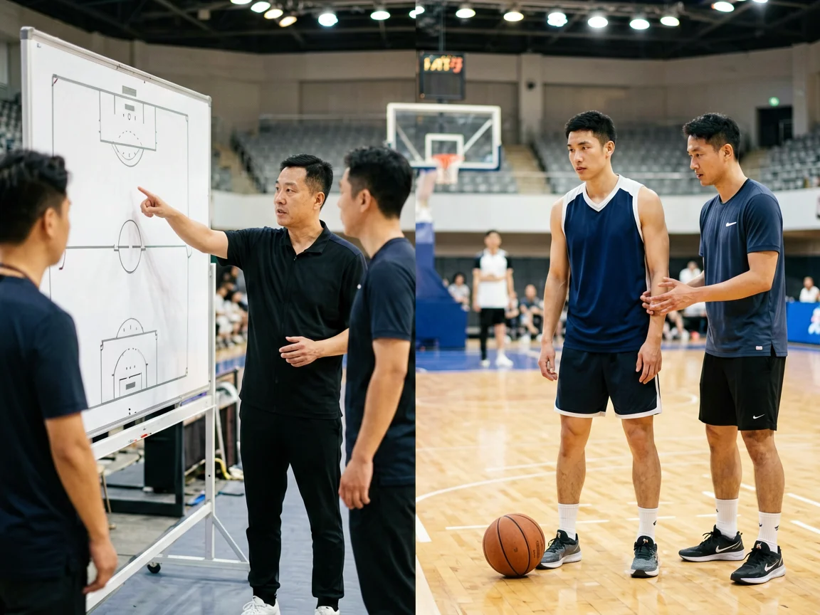 篮球赛前热身，篮球热点追踪教练战术与球
